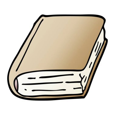 vektör degrade illüstrasyon karikatür eski kitap