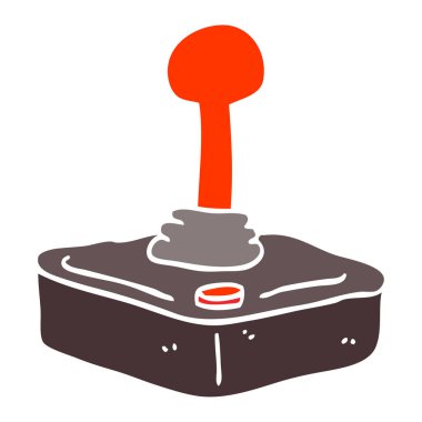 düz renk illüstrasyon karikatür oyun çubuğu