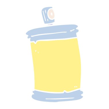 düz renk illüstrasyon karikatür sprey olabilir