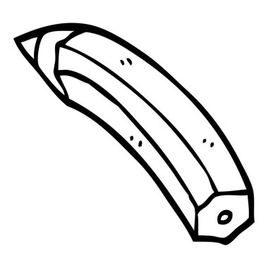 renkli kurşun kalem çizim karikatür