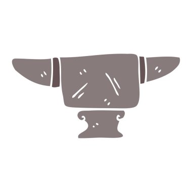 çizgi film doodle ağır eski örs