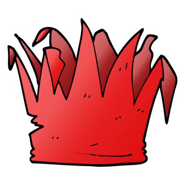 çizgi film doodle xmas parti şapkası