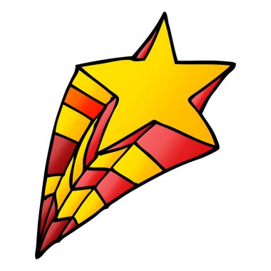 Dekoratif yıldız unsur, vektör çizim