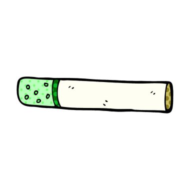 çizgi film doodle sigara, vektör çizim