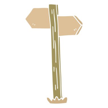 çizgi film doodle işareti mesaj