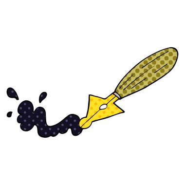 çizgi film doodle dolma kalem