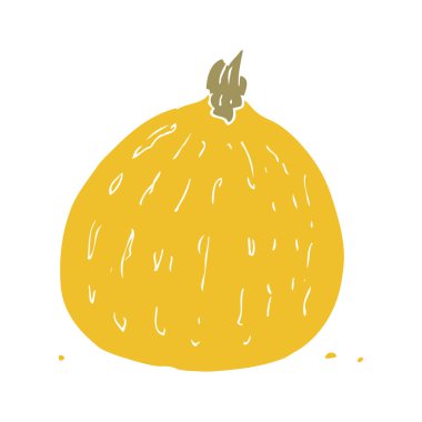 düz renk illüstrasyon Squash