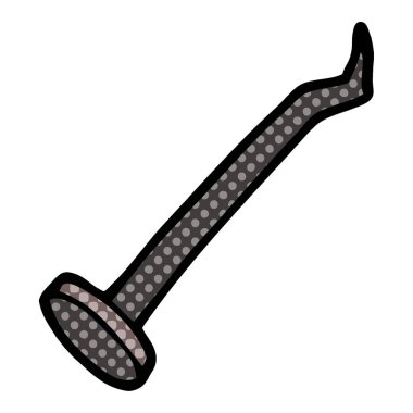 çizgi film doodle çivi, vektör çizim