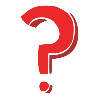 çizgi film doodle soru işareti