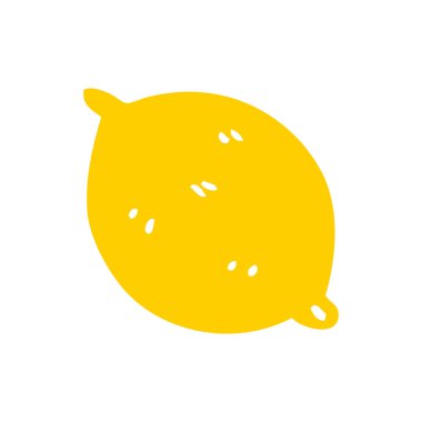 çizgi film doodle organik limon