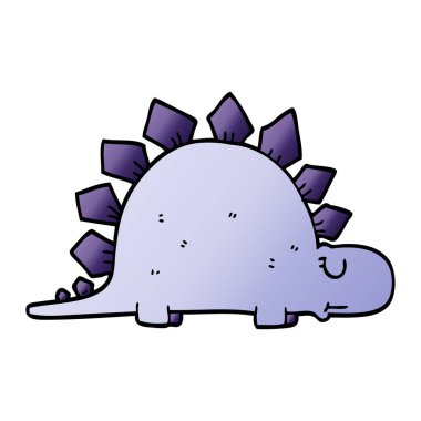 çizgi film doodle tarih öncesi dinozor