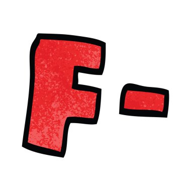 çizgi film doodle harf dereceleri