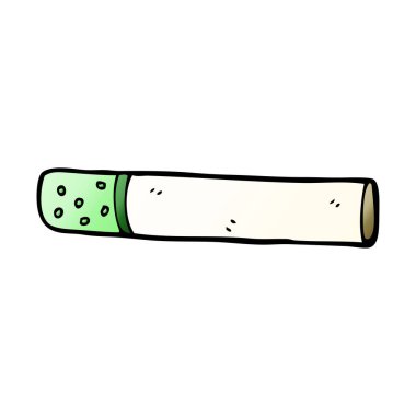 çizgi film doodle sigara, vektör çizim