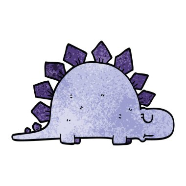 çizgi film doodle tarih öncesi dinozor