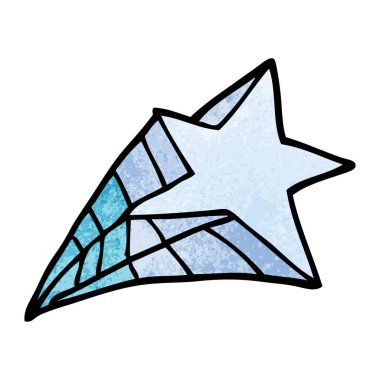 çizgi film doodle yıldız, vektör çizim