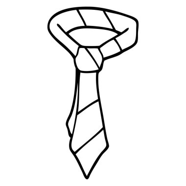 çizim karikatür office kravat