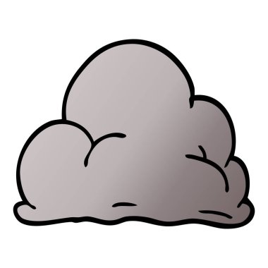 çizgi film doodle fırtına bulutu
