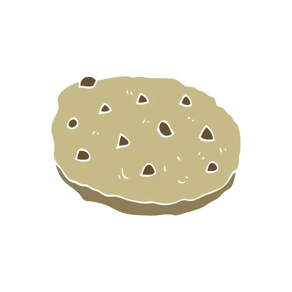 Ilustracja Kolor Płaskich Plików Cookie — Wektor stockowy