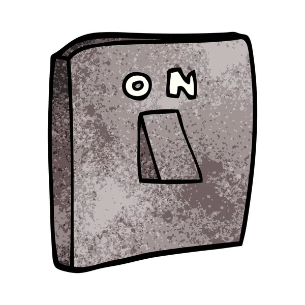Cartoon Doodle Switch — Stock vektor
