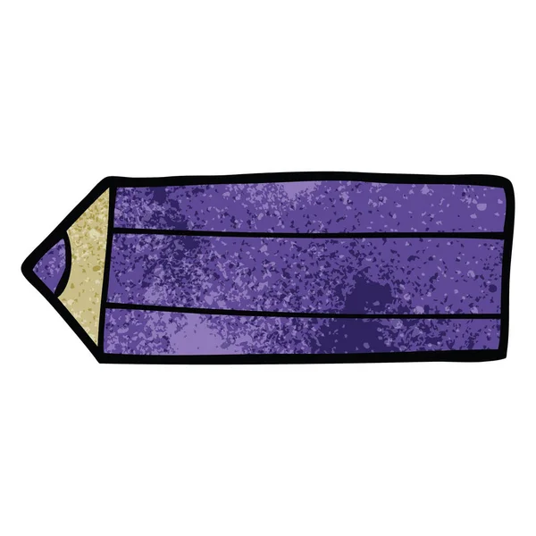 Dessin Animé Doodle Crayon Couleur — Image vectorielle