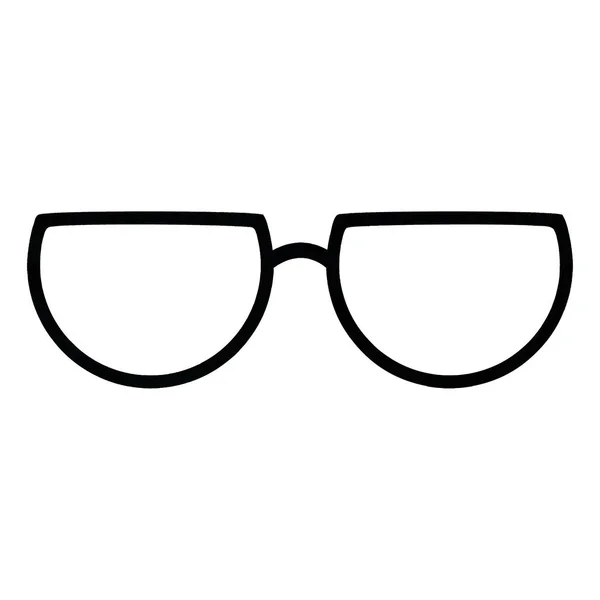 Gafas Gráfico Vector Ilustración Icono — Vector de stock