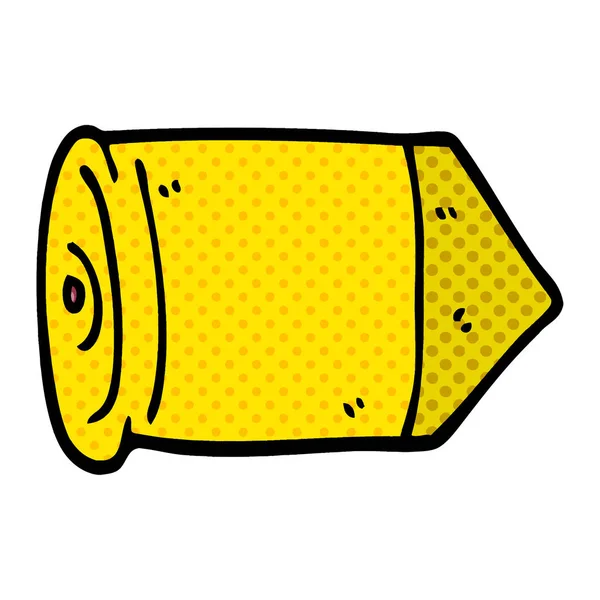 Cartoon Doodle Goldene Kugel — Stockvektor