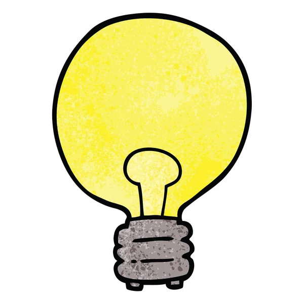 Cartoon Doodle Lampadina — Vettoriale Stock