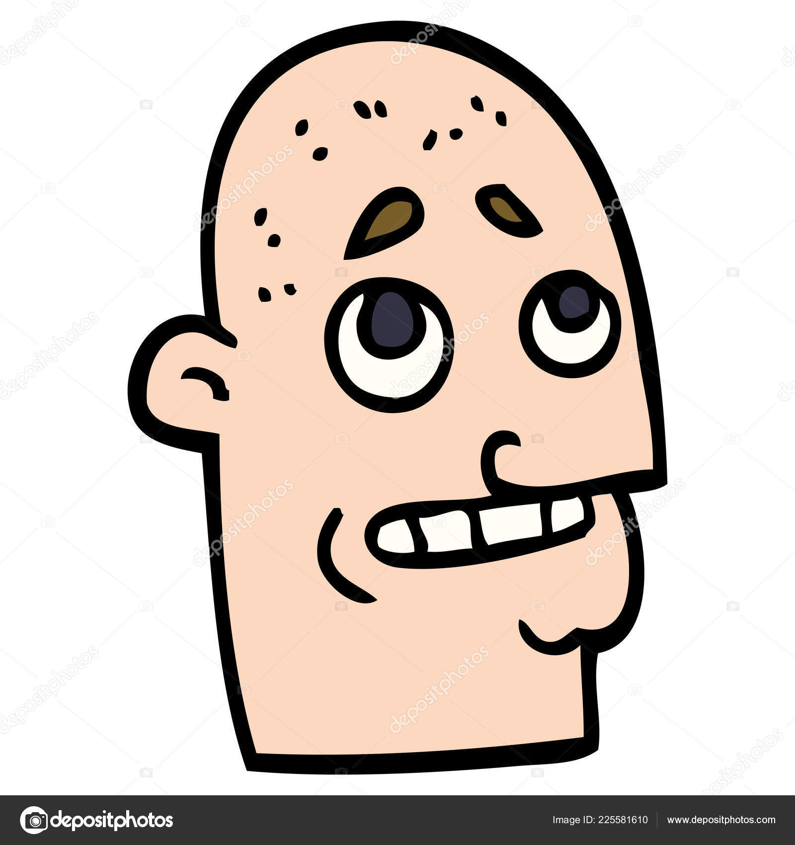 흰머리 스톡 벡터 - ©lineartestpilot 225581610, image size:1600x1700