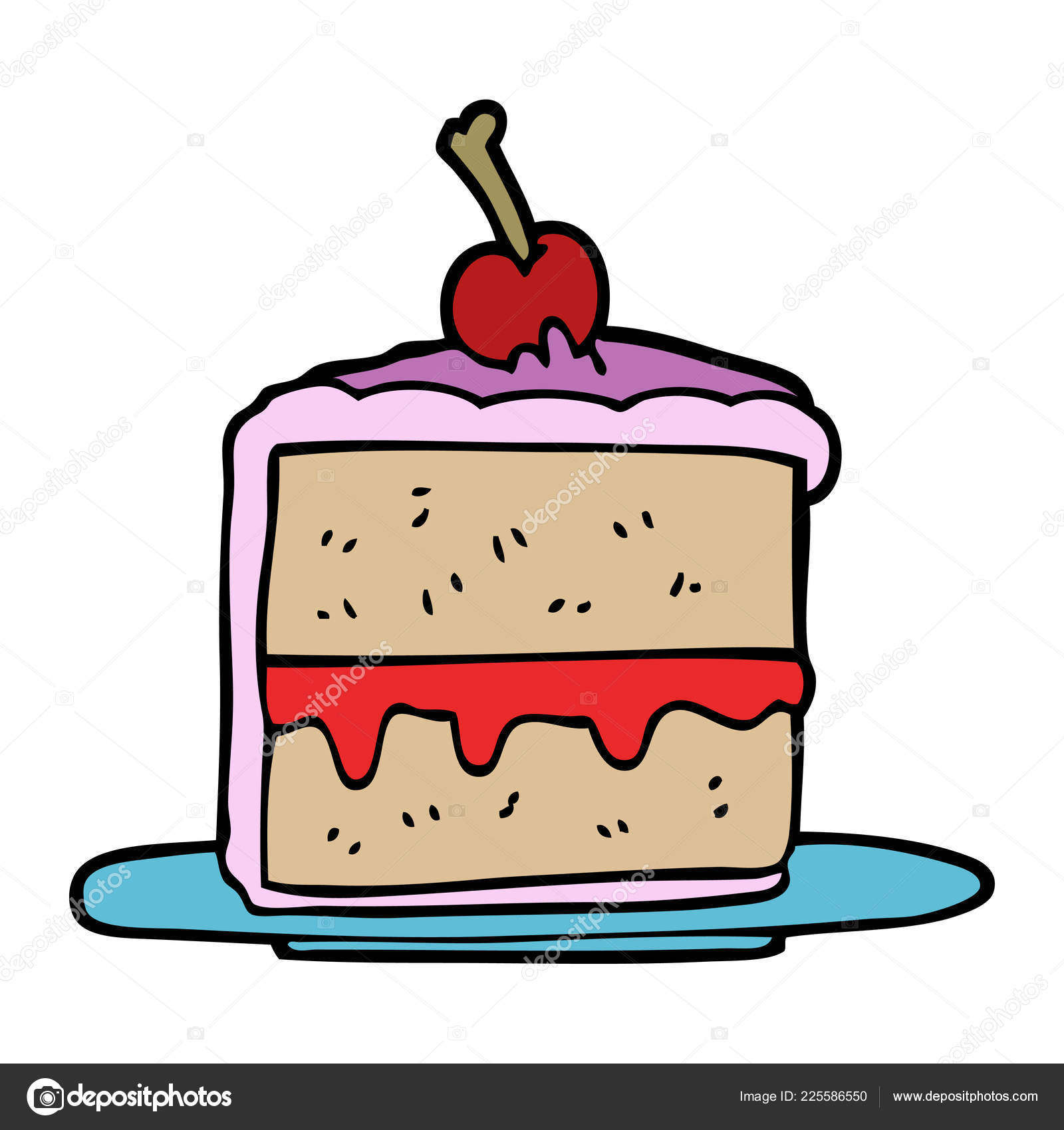 Cartoon Doodle Cake Slice Stock Vector Image by ©lineartestpilot #225586550 Cartoon Doodle Cake Slice Stock Vector Image by ©lineartestpilot #225586550