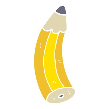 düz renk illüstrasyon karikatür kalem