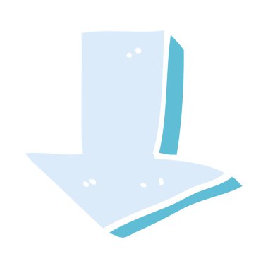 çizgi film doodle ok işaret yönünü