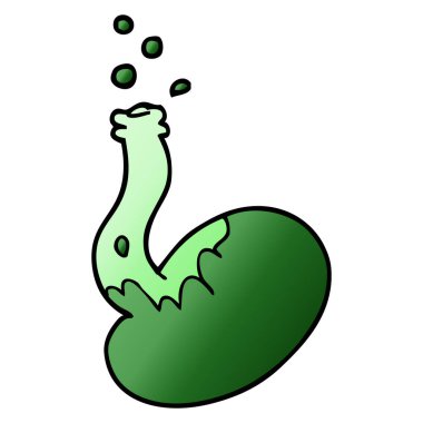 çizgi film doodle kabarcıklanma kimyasallar