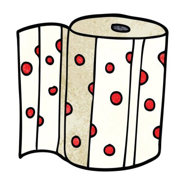 çizgi film doodle mutfak rulo