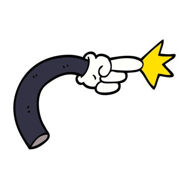 çizgi film doodle kol hareketi