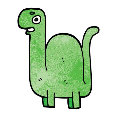 çizgi film doodle tarih öncesi dinozor