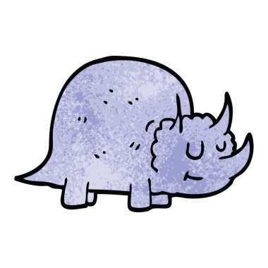 çizgi film doodle tarih öncesi dinozor