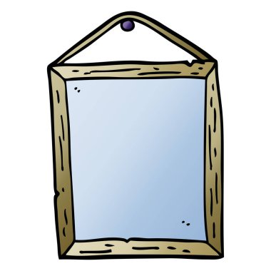 vektör degrade illüstrasyon karikatür resim çerçevesi