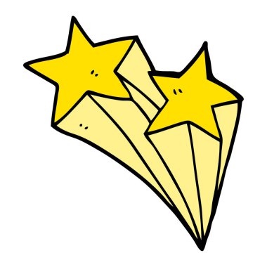 çizgi film doodle göktaşları