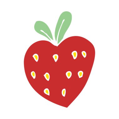 çizgi film doodle çilek fr