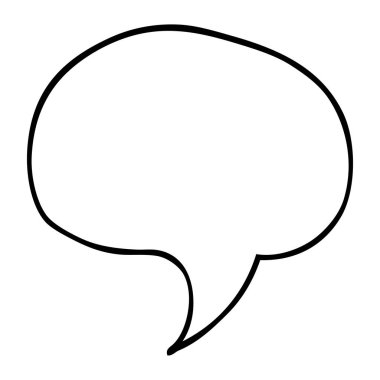 çizim karikatür konuşma balonu