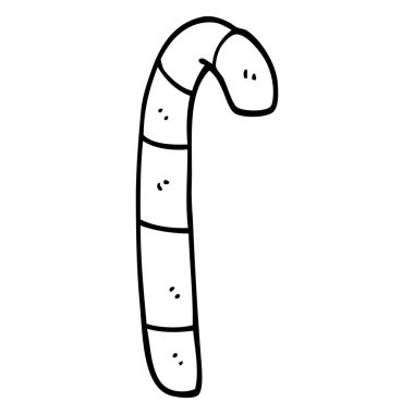 çizim karikatür şeker kamışı çizgili