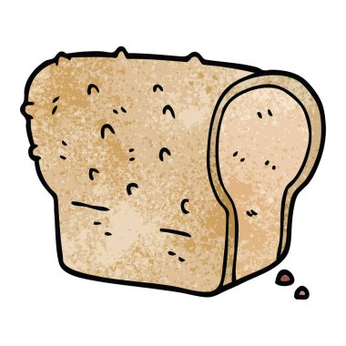 çizgi film doodle somun ekmek