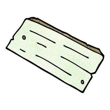 çizgi film doodle ahşap tahta