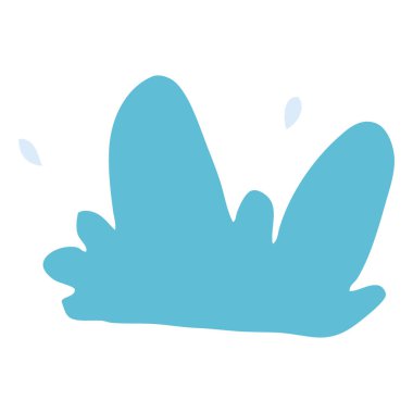 çizgi film doodle su sıçrama