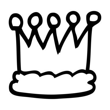 çizim karikatür altın taç