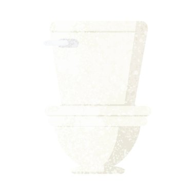 Bir tuvalet düz renkli çizimi