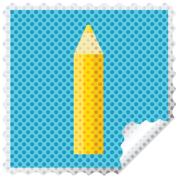 turuncu kalem grafik kare etiket damga boyama