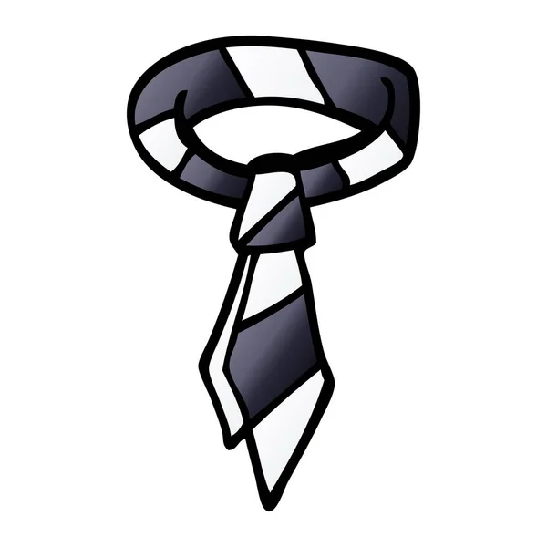Cartoon Doodle Office Tie — Stockvector