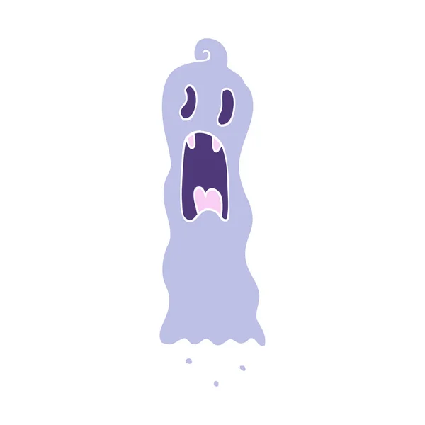Cartoon Doodle Spooky Ghost — Stock Vector
