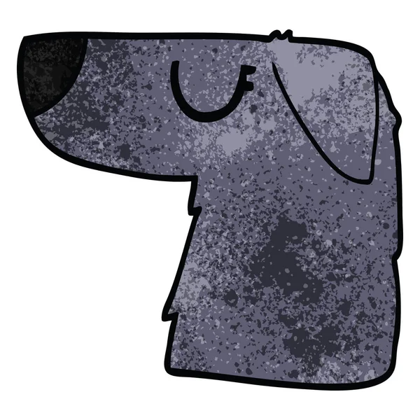 Pies Cartoon Doodle Ilustracja Kolorowy Wektor — Wektor stockowy
